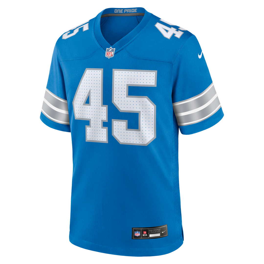 Devin White Detroit Lions Team Jersey - Blue
