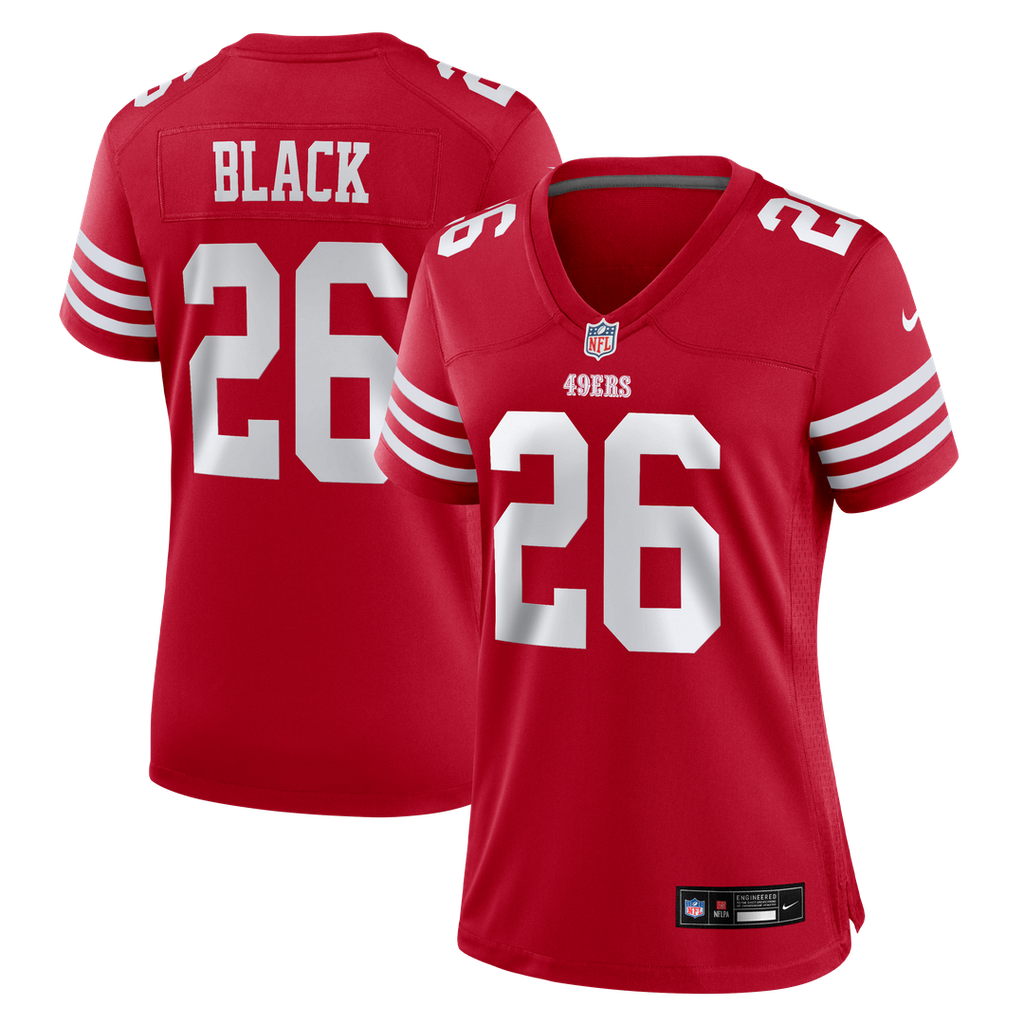 Kaelon Black San Francisco 49ers Women's Team Jersey - Scarlet
