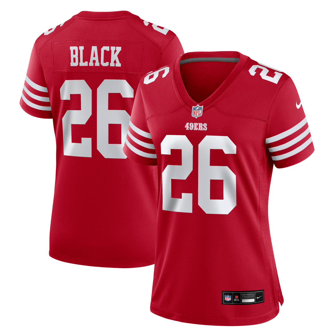 Kaelon Black San Francisco 49ers Women's Team Jersey - Scarlet