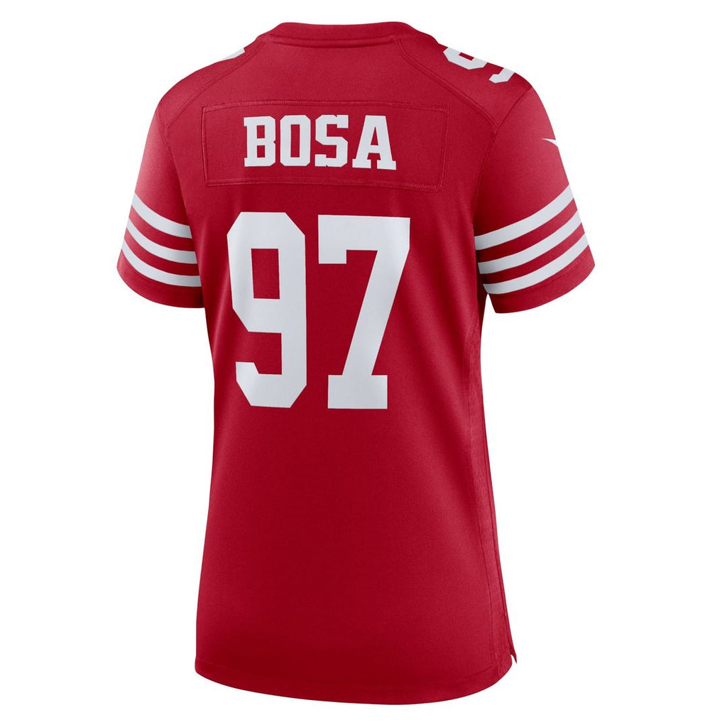 Nick Bosa San Francisco 49ers Women's Team Jersey - Scarlet