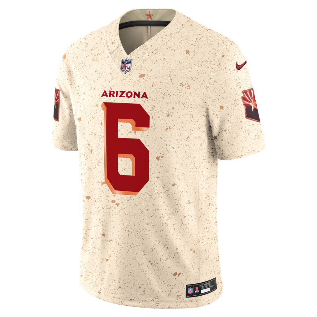 James Conner Arizona Cardinals Rivalries Collection Stitched Jersey - Natural