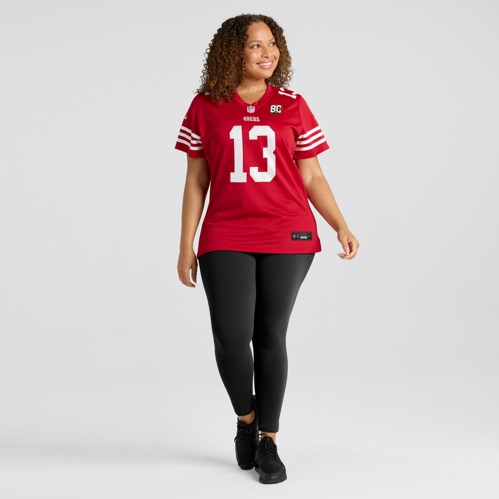 Brock Purdy San Francisco 49ers Women's 80th Anniversary Jersey - Scarlet