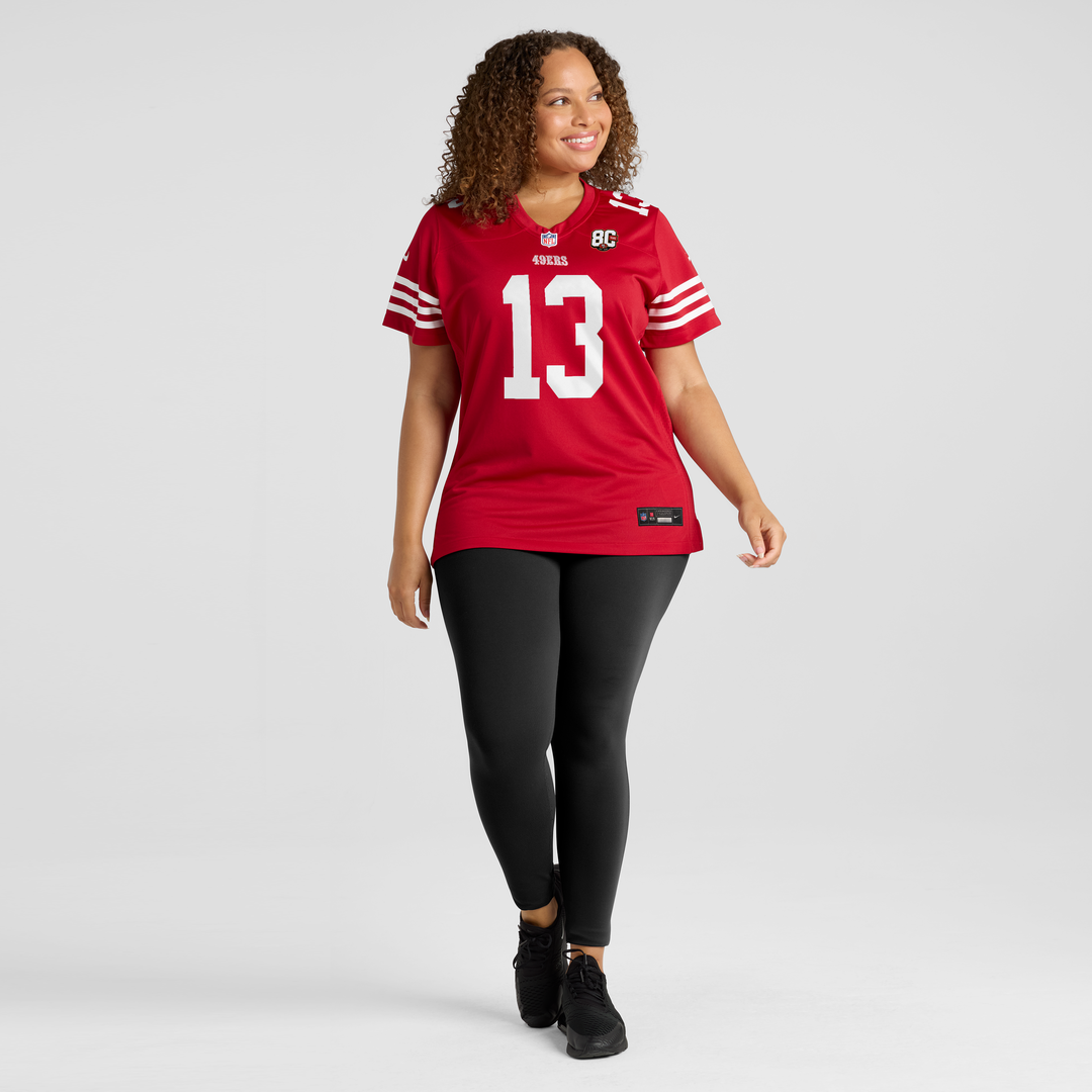 Brock Purdy San Francisco 49ers Women's 80th Anniversary Jersey - Scarlet