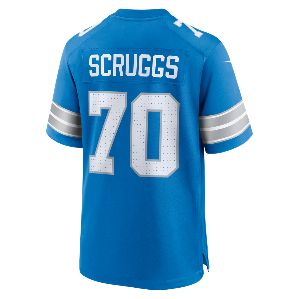 Juice Scruggs Detroit Lions Team Jersey - Blue