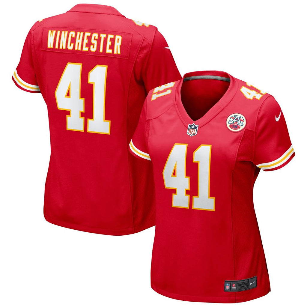 James Winchester Kansas City Chiefs Women's Jersey - Red