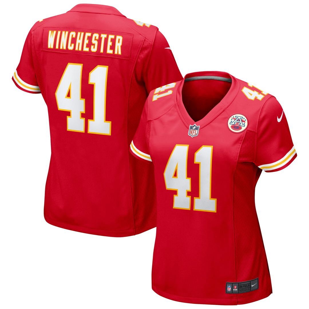 James Winchester Kansas City Chiefs Women's Jersey - Red