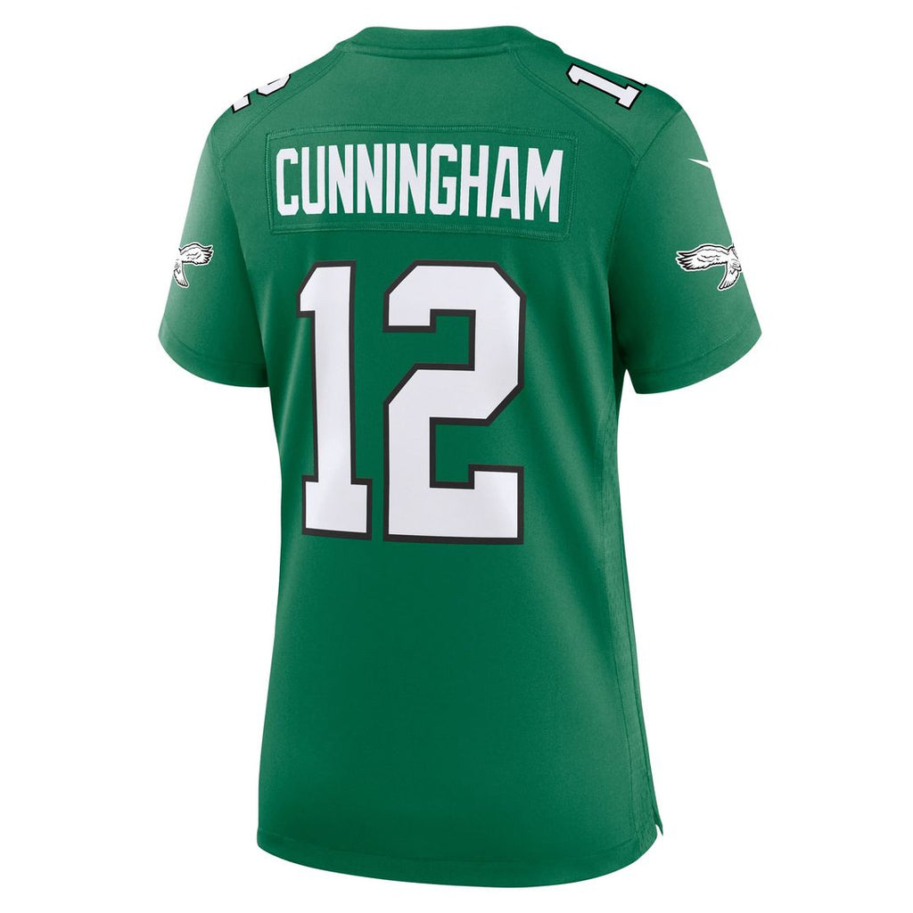 Randall Cunningham Philadelphia Eagles Women's Alternate Jersey - Kelly Green