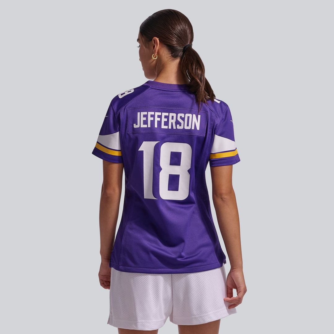 Justin Jefferson Minnesota Vikings Women's Jersey - Purple