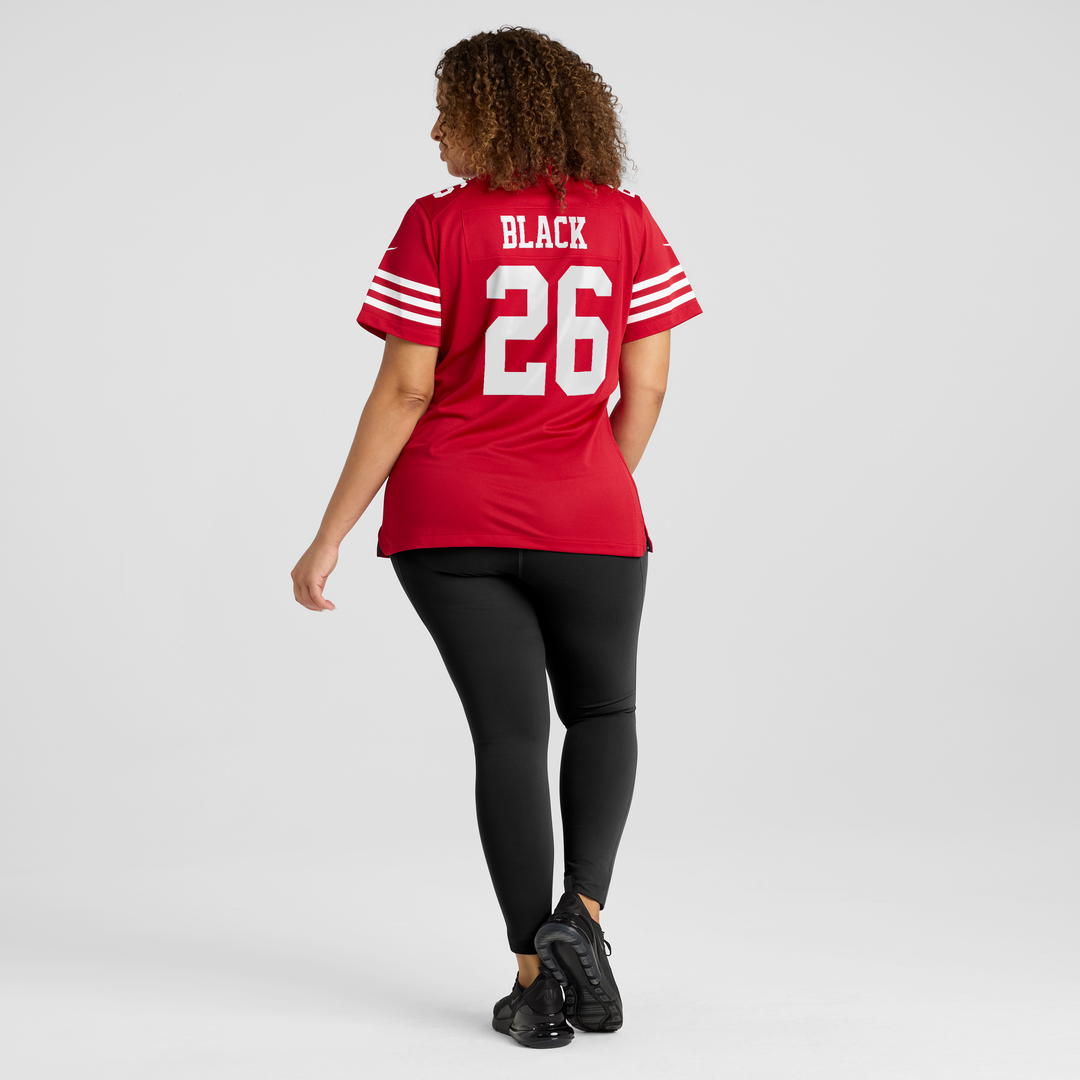 Kaelon Black San Francisco 49ers Women's Team Jersey - Scarlet