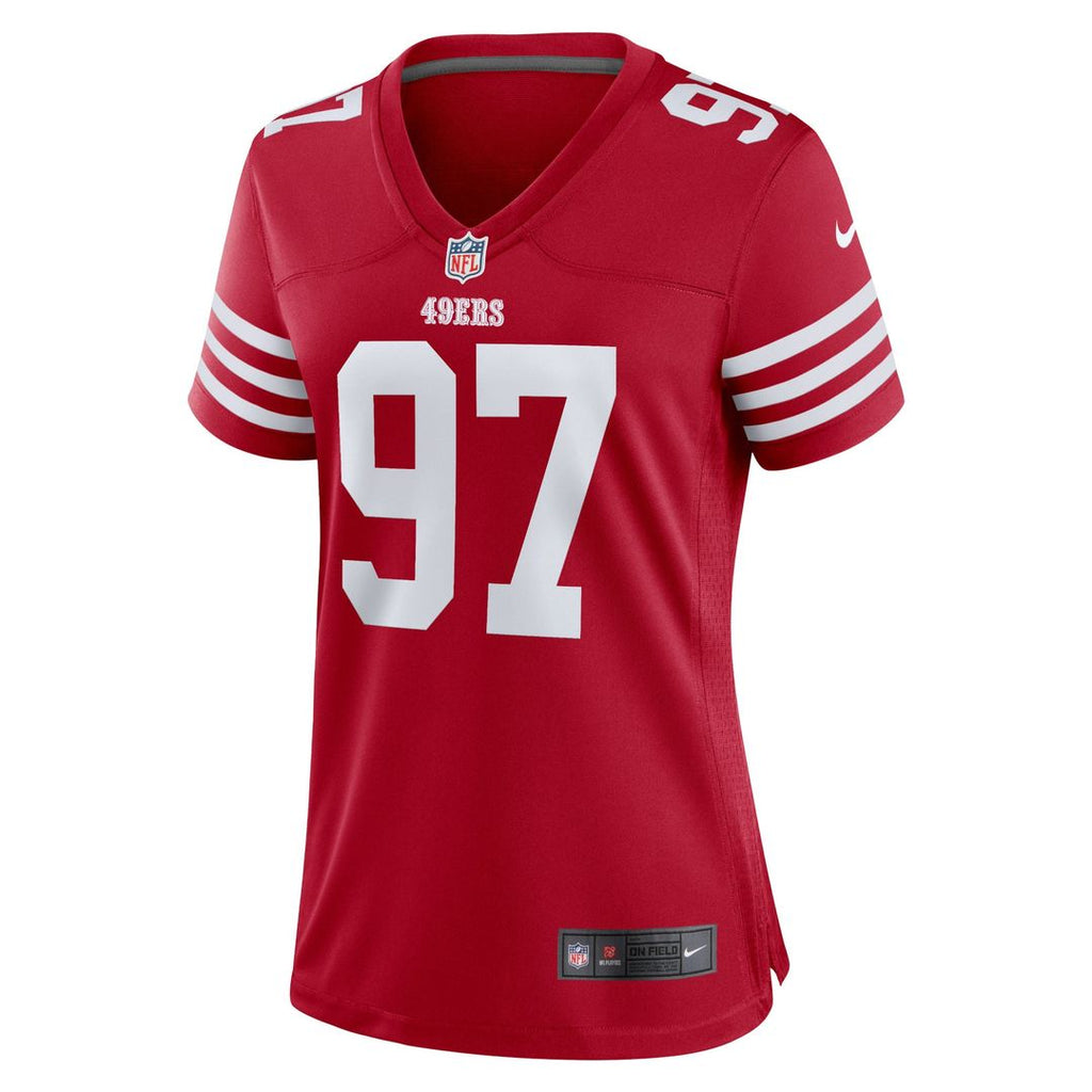 Nick Bosa San Francisco 49ers Women's Team Jersey - Scarlet