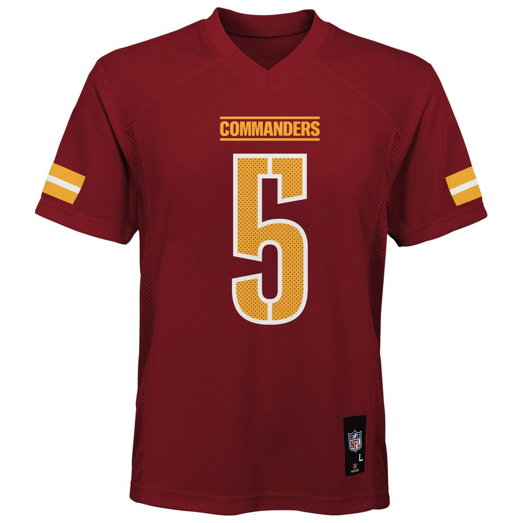 Jayden Daniels Washington Commanders Youth Jersey - Burgundy