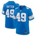 Hogan Hatten Detroit Lions Jersey - Blue