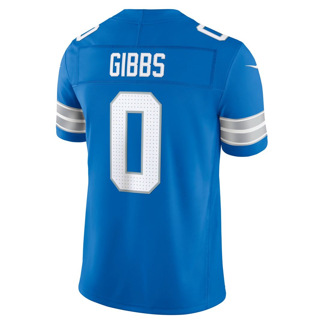 Jahmyr Gibbs Detroit Lions Alternate Stitched Jersey - Black