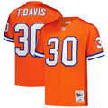 Terrell Davis Denver Broncos 1995 Authentic Throwback Retired Player Jersey - Orange