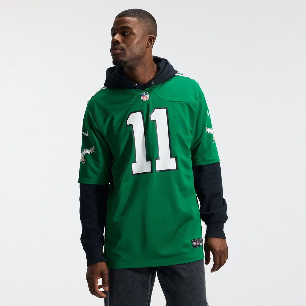 A.J. Brown Philadelphia Eagles Team Jersey - Midnight Green