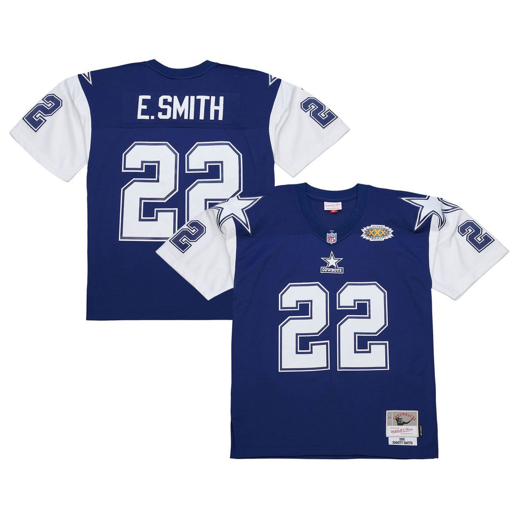 Emmitt Smith Dallas Cowboys 1995 Legacy Jersey - Navy