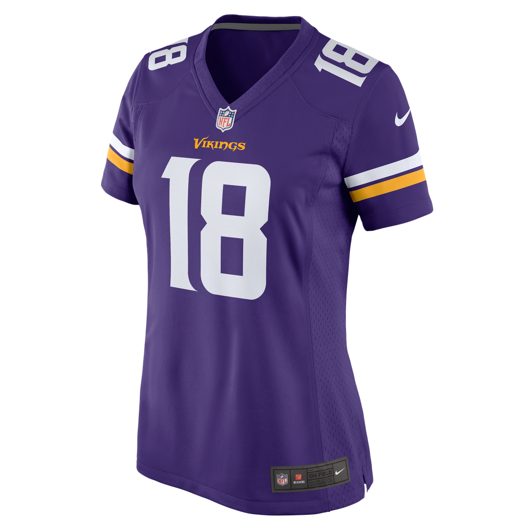 Justin Jefferson Minnesota Vikings Women's Jersey - Purple