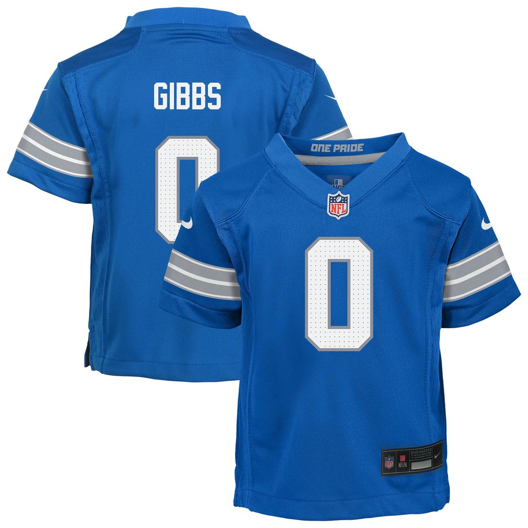 Jahmyr Gibbs Detroit Lions Infant Team Player Jersey - Blue