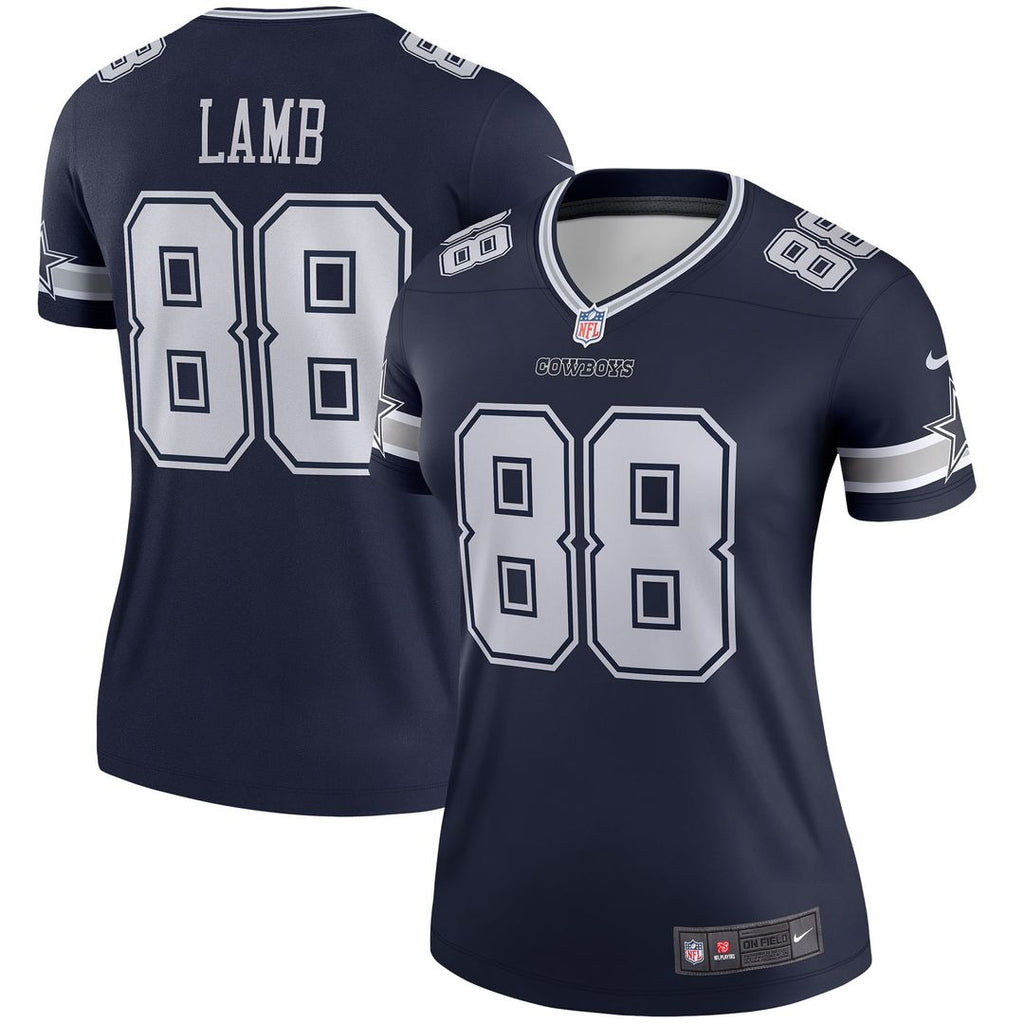 CeeDee Lamb Dallas Cowboys Women's Legend Player Performance Top - White