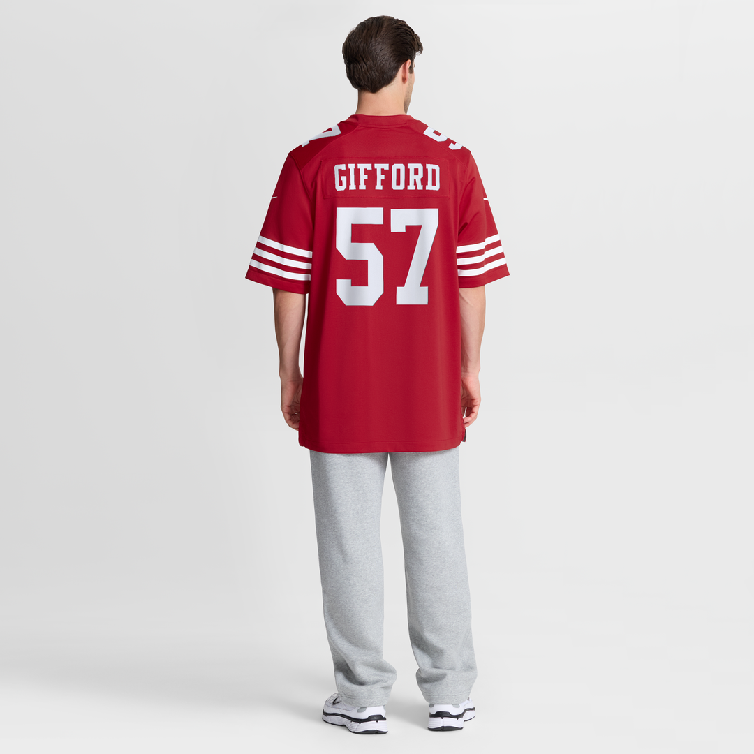 Luke Gifford San Francisco 49ers Team Jersey - Scarlet