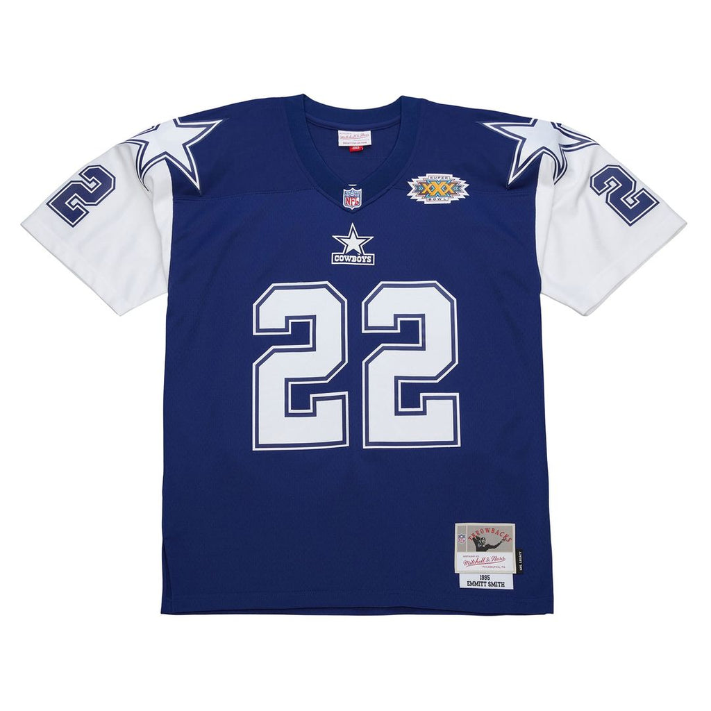 Emmitt Smith Dallas Cowboys 1995 Legacy Jersey - Navy