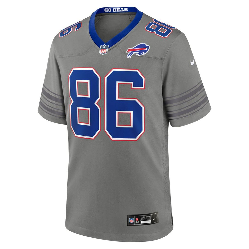 Dalton Kincaid Buffalo Bills Nickel City Jersey - Gray