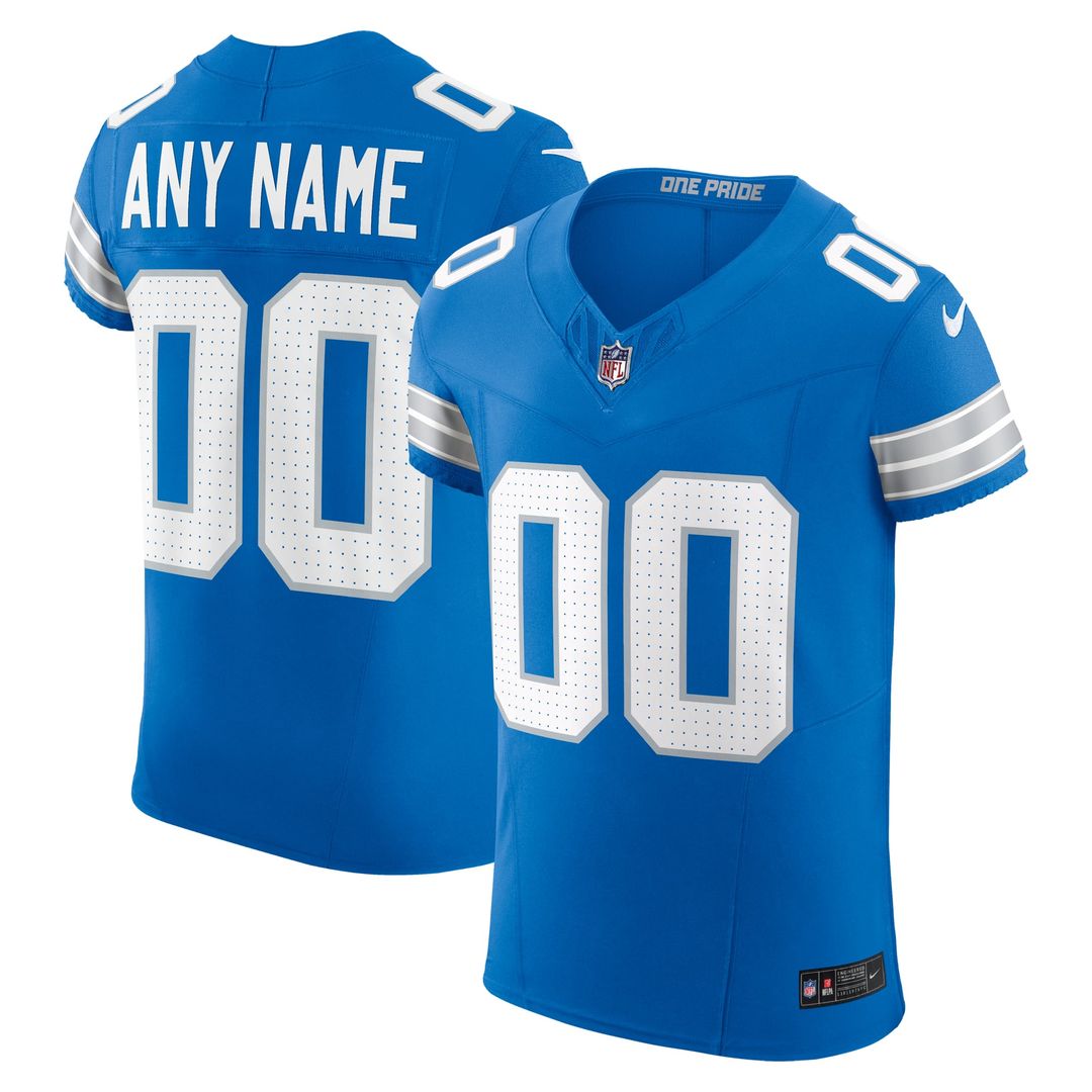 Detroit Lions Alternate Elite Custom Jersey - Black