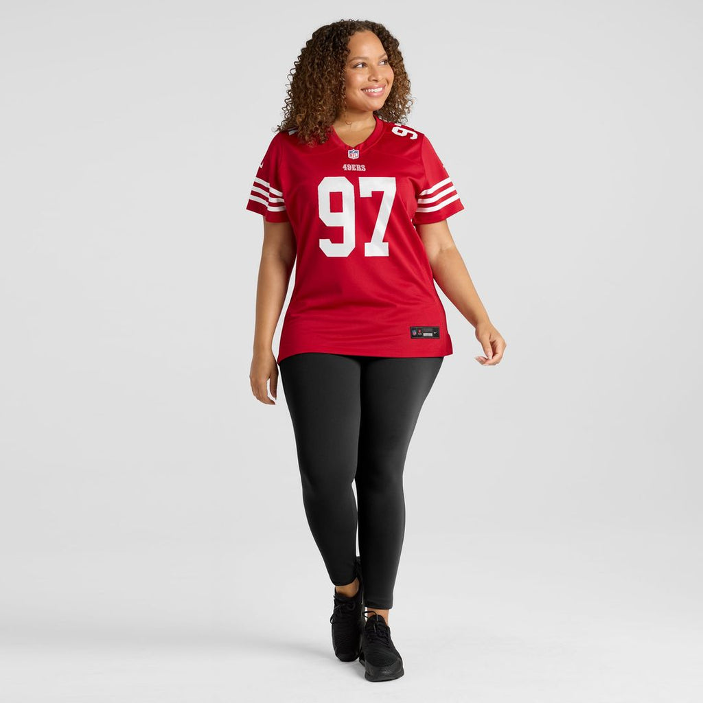Nick Bosa San Francisco 49ers Women's Team Jersey - Scarlet