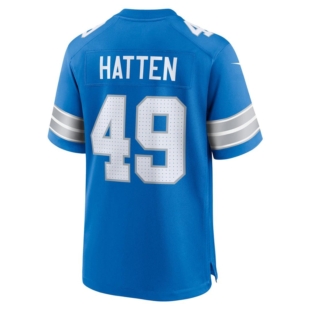 Hogan Hatten Detroit Lions Jersey - Blue