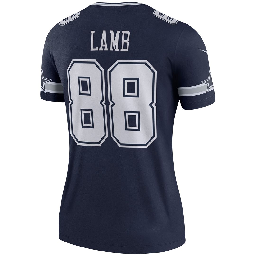 CeeDee Lamb Dallas Cowboys Women's Legend Player Performance Top - White