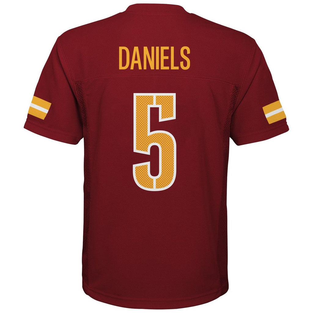 Jayden Daniels Washington Commanders Youth Jersey - Burgundy
