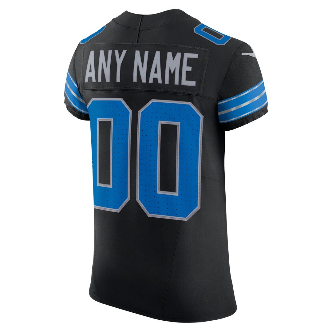 Detroit Lions Alternate Elite Custom Jersey - Black