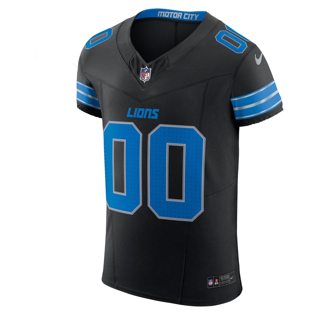 Detroit Lions Alternate Elite Custom Jersey - Black