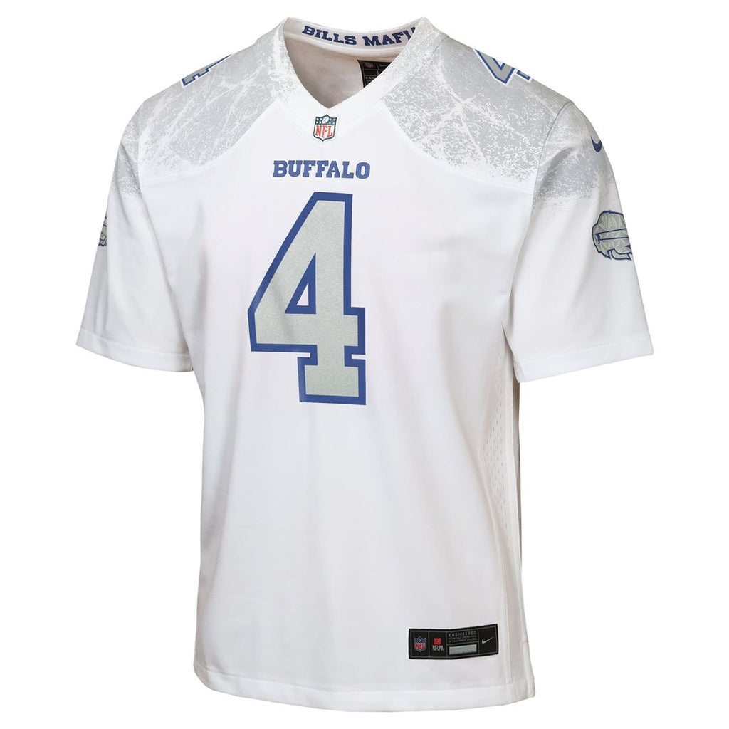 James Cook III Buffalo Bills Youth Rivalries Collection Jersey - White