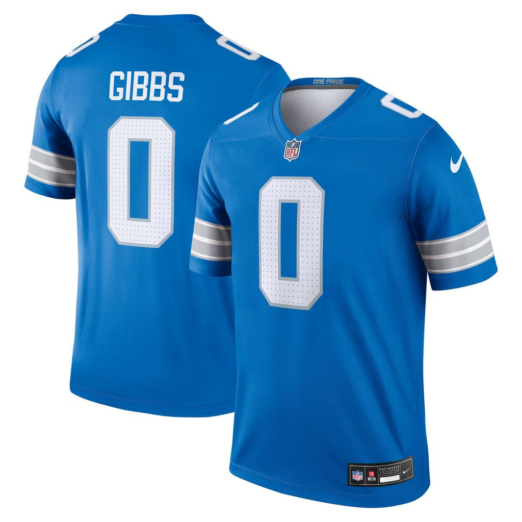 Jahmyr Gibbs Detroit Lions Legend Player Performance Top - Blue