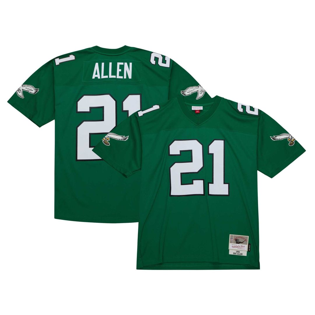 Eric Allen Philadelphia Eagles Legacy Jersey - Kelly Green