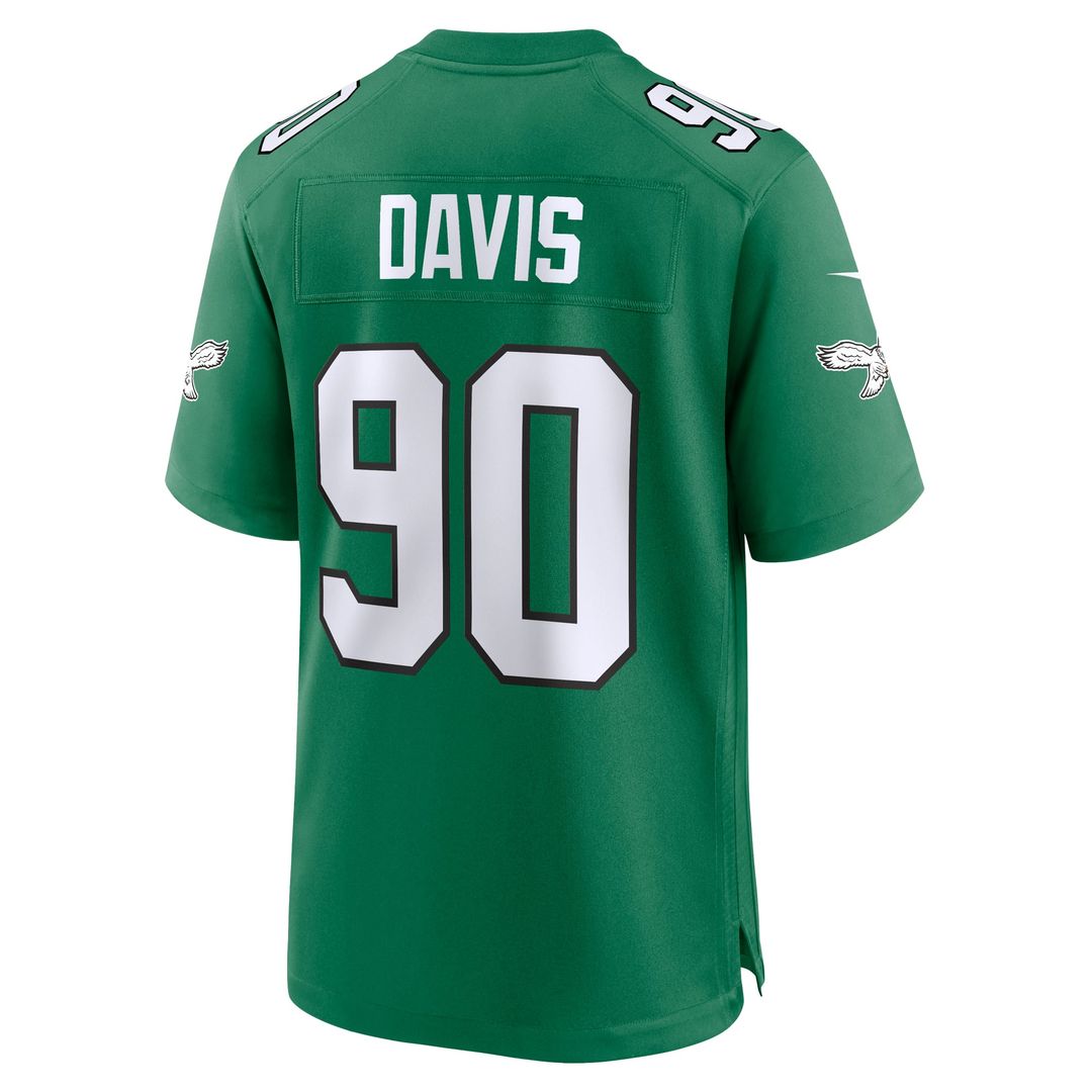 Davis Philadelphia Eagles Alternate Jersey - Kelly Green
